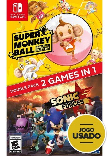 Sonic Forces + Super Monkey Ball: Banana Blitz HD Double Pack (Usado)