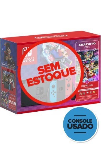 Nintendo Switch 32GB Neon (Usado) Garantia 10/26