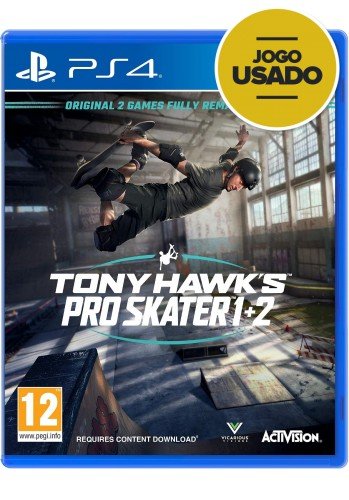 Tony Hawk's Pro Skater 1 + 2 - PS4 (Usado)