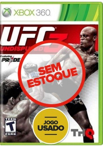 UFC Undisputed 3 - Xbox 360 (Usado)