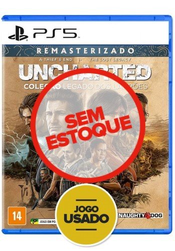 Uncharted: coleção legado dos ladrões - PS5 (Usado)