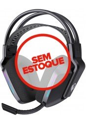 Headset Gamer Bluetooth e cabo P3 ILID - PS5, XBOX SERIES, PS4, XBOX ONE e PC