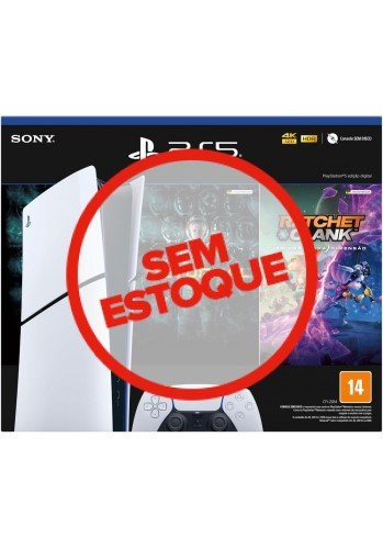 PS5 Slim Digital 1TB com 2 jogos (Playstation 5) 