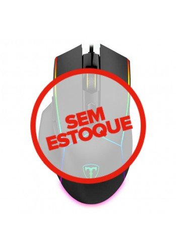 Mouse Gamer Camaro, RGB, 8000DPI, 8 Botões Programáveis, Preto - T-DAGGER