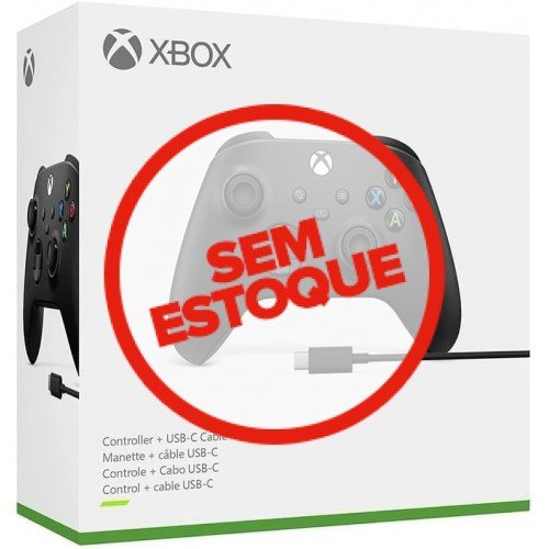 Controle sem fio - Xbox Series e One - Preto