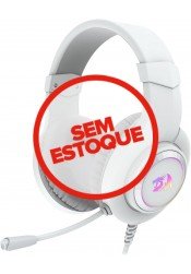 Headset Redragon Hylas 7.1 USB Branco - PS5, PS4 e PC