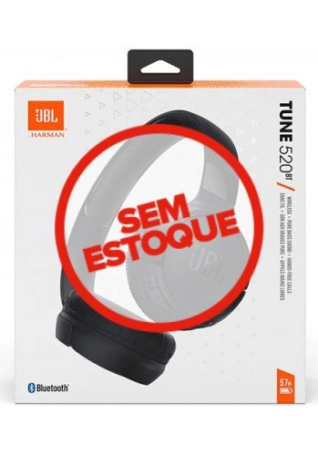 Fone de Ouvido Bluetooth Tune 520BT Preto - JBL