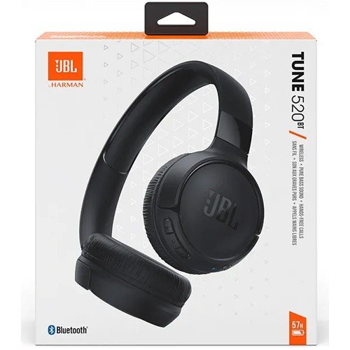 Fone de Ouvido Bluetooth Tune 520BT Preto - JBL