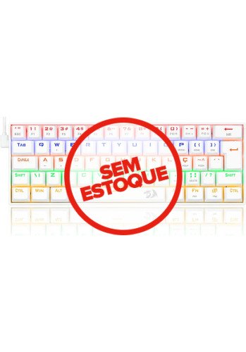 Teclado Mecânico Gamer 60% Lakshmi Branco - Redragon