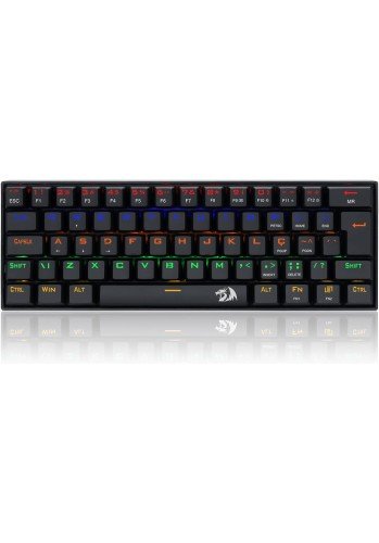 Teclado Mecânico Gamer 60% Lakshmi Preto  - Redragon