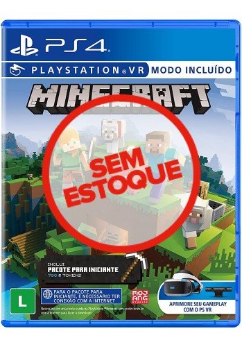Minecraft com Pacote Básico - PS4