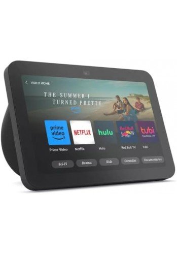 Echo Show 8 (3ª geração) | Smart display com áudio espacial, hub de casa inteligente e Alexa | Cor Preta