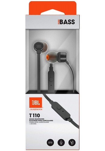 Fone de Ouvido Tune 110 preto - JBL