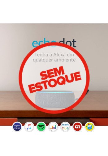 Echo Dot (3ª Geração): Smart Speaker com Alexa - Preta