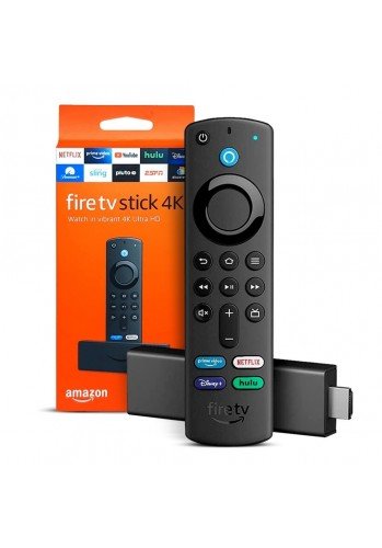 Novo Fire TV Stick 4K com Controle Remoto por Voz com Alexa (inclui comandos de TV) | Streaming em Full HD