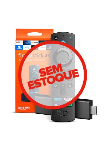 Novo Fire TV Stick 4K com Controle Remoto por Voz com Alexa (inclui comandos de TV) | Streaming em Full HD