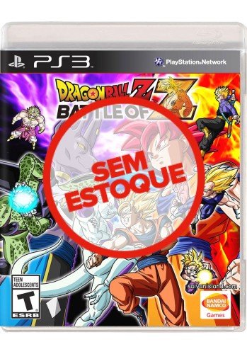 JOGO P/ PS3 DRAGONBALL Z BATTLE OF Z