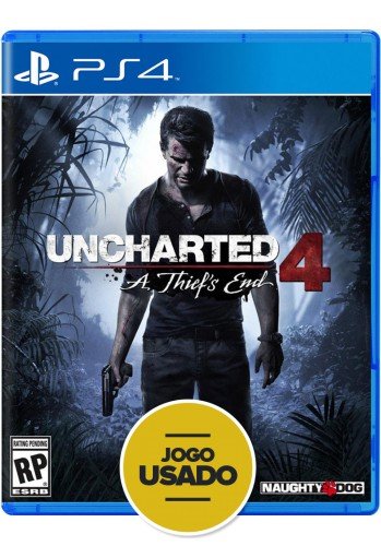 Uncharted 4: A Thief's End - PS4 ( Usado )