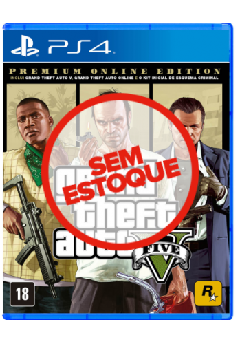 Jogo GTA V Premium Online Edition PS4