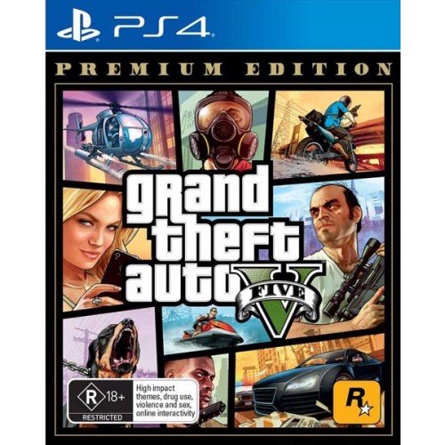 GTA V: Grand Theft Auto - PS4 (Premium Edition)