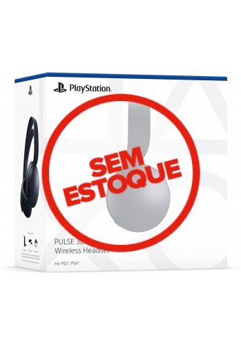 Headset sem fio PULSE 3D - PS5, PS4 e PC (Midnight Black) 