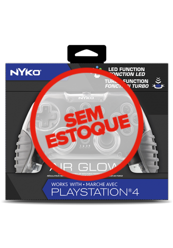 Controle Nyko Air Glow - PS4, PS3, SWITCH e PC