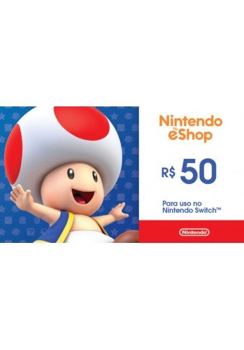 Nintendo Cash R$50 - Switch