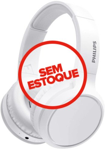 Headphone bluetooth com microfone Branco - Philips 