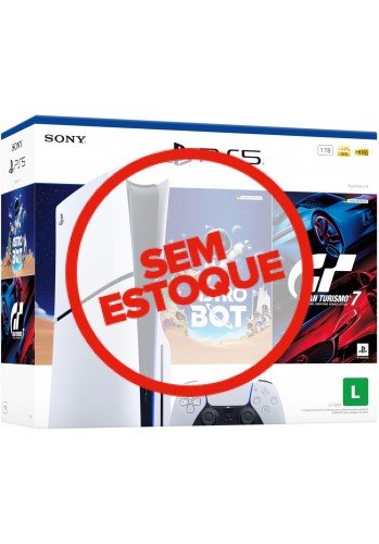 Playstation 5 Slim 1TB com 2 jogos: Versão com Leitor (PS5)  Playstation 5 Slim 1TB com 2 jogos: Versão com Leitor (PS5)