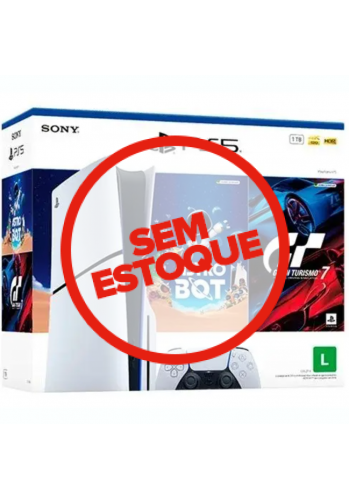 Playstation 5 Slim 1TB com 2 jogos: Versão com Leitor (PS5) 