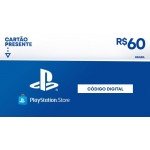 Cartão presente R$60 - Playstation
