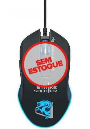 Mouse Gamer Strike Soldier 4800DPI - ELG