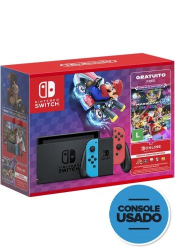 Nintendo Switch 32GB Neon (Usado) Garantia 10/26