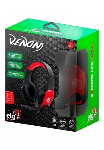 Headset ELG Venom - PS5, PS4, SERIES, XBOX ONE, SWITCH e MOBILE