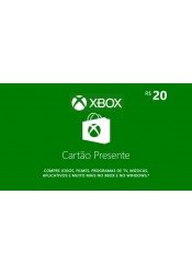 Cartão presente R$20 - Xbox