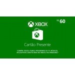 Cartão presente R$60 - Xbox
